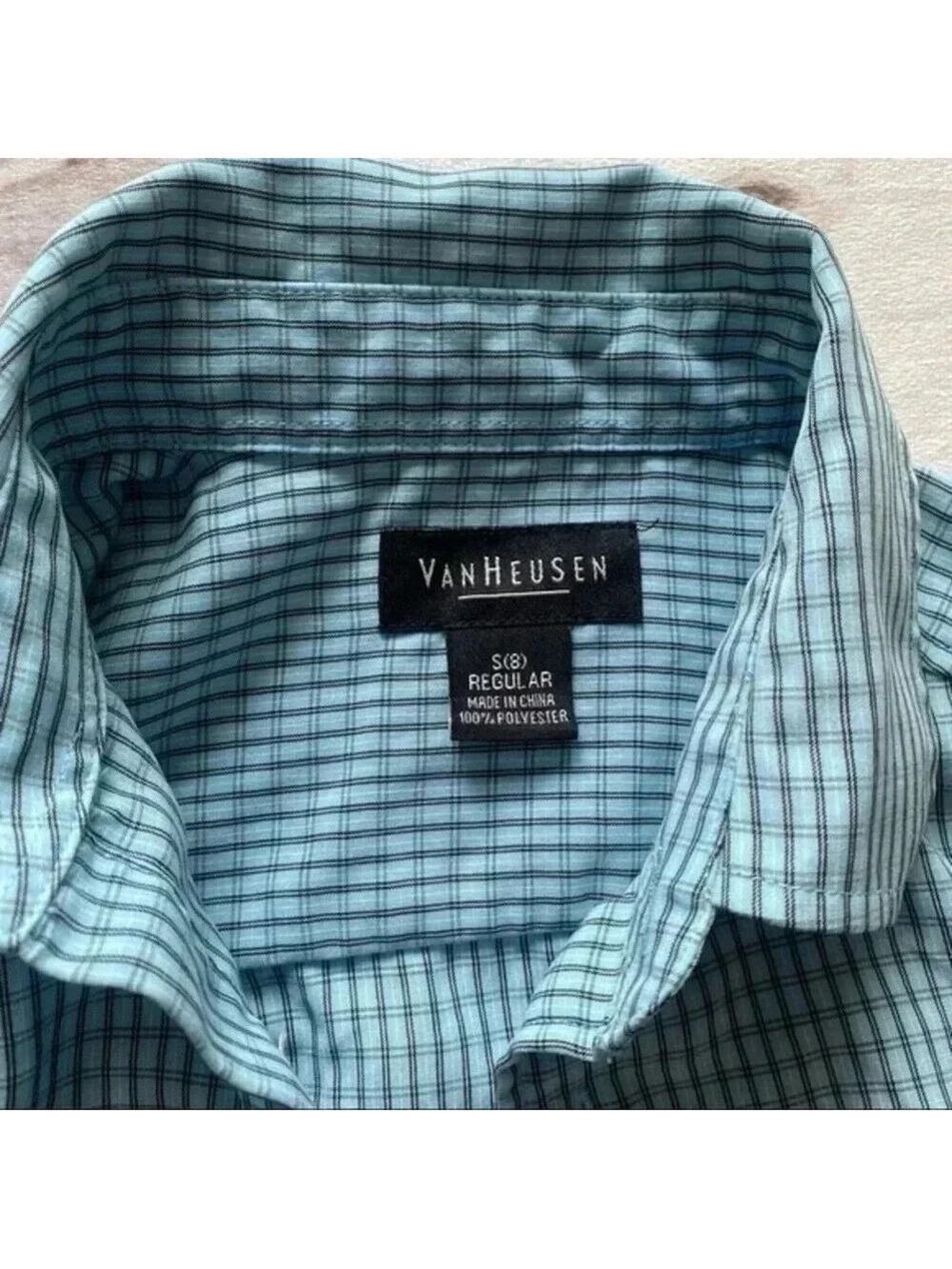 Van Heusen Boys Button Down Collared Shirt - Picture 2 of 7